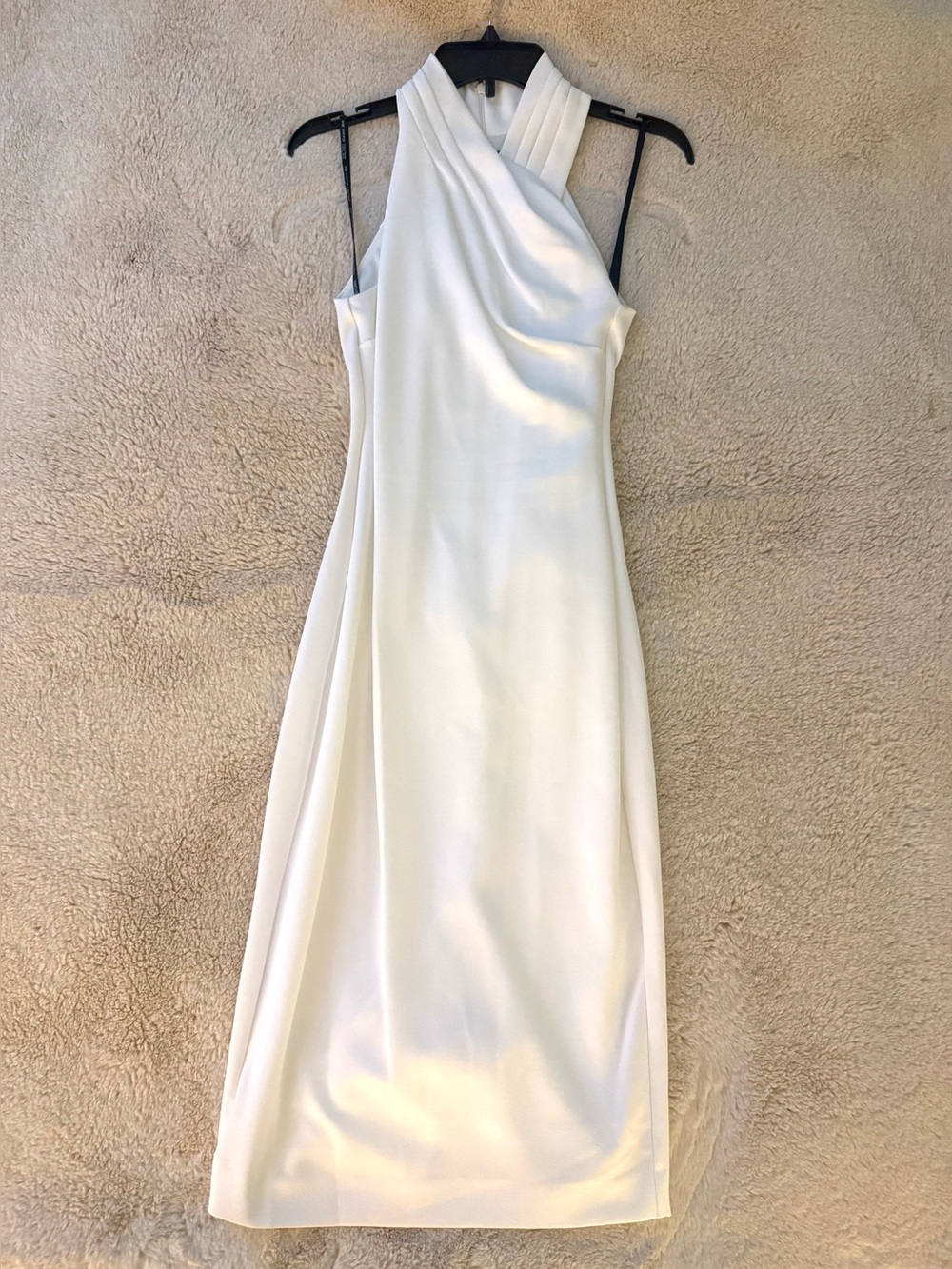 RACHEL Rachel Roy White Halter Sheath Dress
